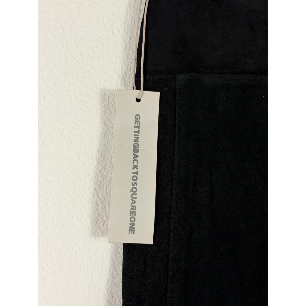 Getting back to square one suede leather black leggings - Picture 4 of 5